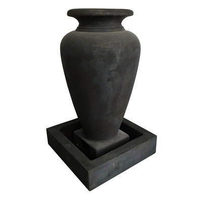 Small Carolina Fountain - Water Feature in Charcoal